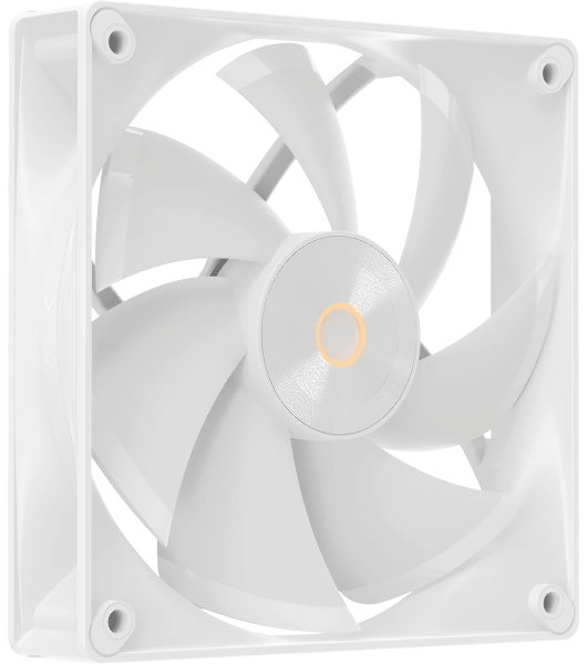 Вентилятор для корпуса Ocypus Delta F12 WH, 120x120x25мм, 4-PIN PWM, 500-2000 RPM, 29 DBA MAX, HYDRO BEARING