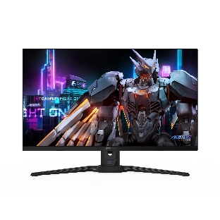 Монитор 27' Gigabyte AORUS FO27Q5P EK QD-OLED 2560x1440, 500 Гц, 0.03 мс, 16:9, 300 кд/м² (пиковая 1000 кд/м²), DisplayHDR True Black 500, HDMI 2.1, DP 2.1, MiniDP 2.1, USB-C (18 Вт), USB Hub (3x USB 3.2), 3.5 Jack, динамики (2x5 Вт), черный