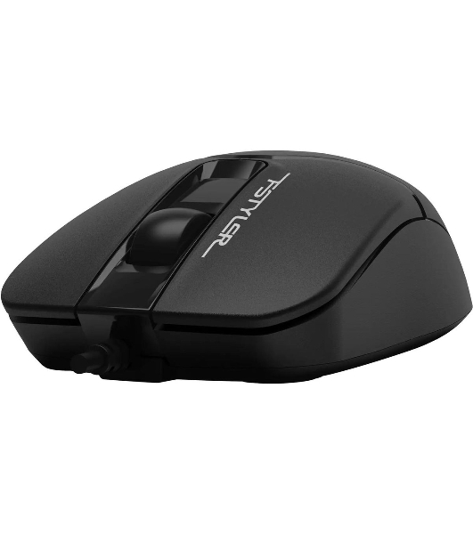 Мышь проводная A4Tech Fstyler FM12S черный, 1200 dpi, USB, кнопки - 3