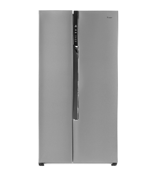 Холодильник Haier HRF-535DM7RU серебристый двухкамерный 337/167л морозилка сбоку, No Frost, Side by Side