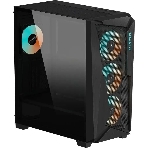 Компьютерный корпус Gigabyte C301G черный без БП ATX 4x120мм 4x140мм 2xUSB 3.0 audio bott PSU, фото 1