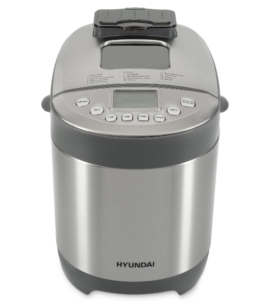 Хлебопечка Hyundai HYBM-4082 550 Вт, серый/серебристый