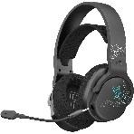 Гарнитура Bloody GR370 черный, беспроводная + проводная, Bluetooth, до 45 ч, подсветка, фото 1