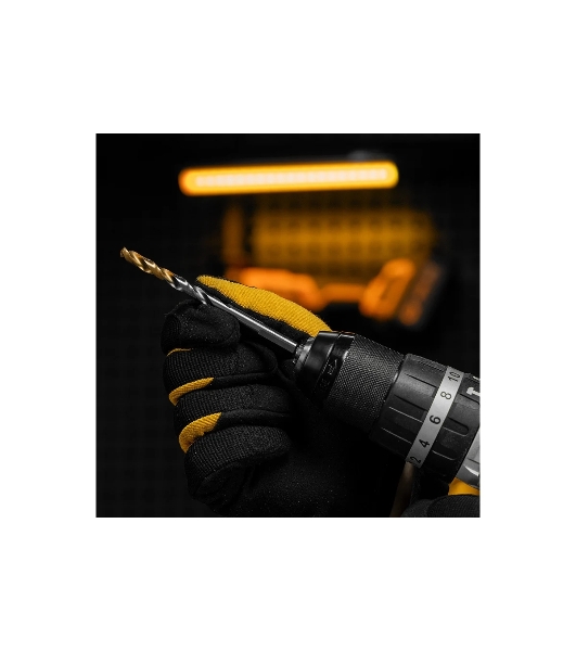 Сверло спиральное по металлу Denzel 6,5 x 100 мм, Р6М5, Golden Tip