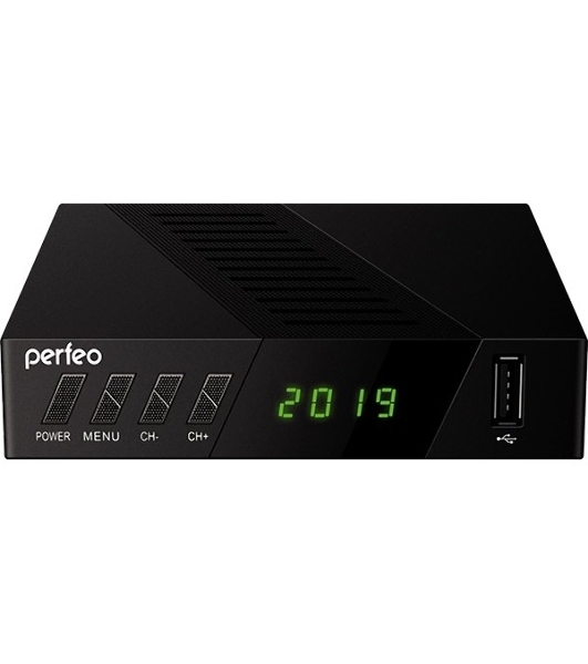 Приставка Perfeo DVB-T2/C приставка 'STREAM-2' для цифр.TV, Wi-Fi, IPTV, HDMI, 2 USB, DolbyDigital, пульт ДУ PF_A4488
