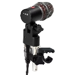 Микрофон динамический sE Electronics V BEAT инструментальный, для малых барабанов и томов, 30 Гц 19 кГц, суперкардиоида, комплектация: резьбовой адаптер, чехол на молнии, ветрозащита, гайка с накаткой для надежной фиксации микрофона, фото5