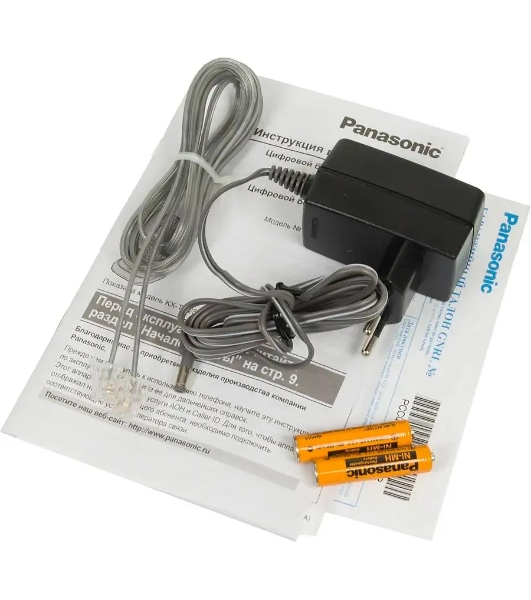 Телефон беспроводной (DECT) Panasonic KX-TG2511RUS (серебристый) АОН, Caller ID,спикерфон на трубке,переход в Эко режим одним нажатием