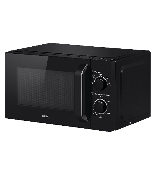 Микроволновая печь BBK 20MWS-760M/B черный, 20 л, 700 Вт, переключатели - поворотный мехинизм