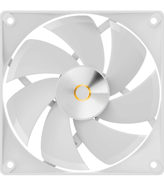 Вентилятор для корпуса Ocypus Delta F12 WH, 120x120x25мм, 4-PIN PWM, 500-2000 RPM, 29 DBA MAX, HYDRO BEARING