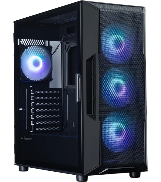 Компьютерный корпус ZALMAN MidiTower I3 NEO ARGb V2 black (ATX, без БП, 2xUSB3.0, 4x120мм ARGb) (Zalman i3 NEO ARGb V2 Black)