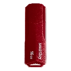 Флешка USB SmartBuy CLUE Burgundy (SB16GbCLU-BG), 16Gb, USB 2.0, R/W 20/10, красный, фото 1