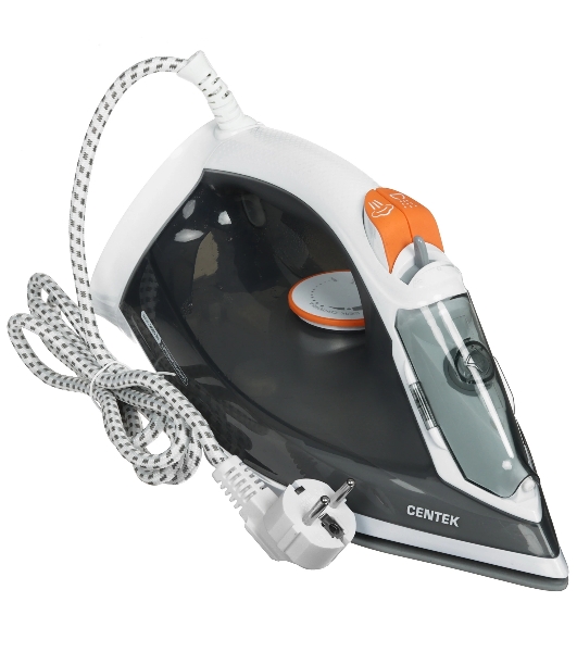 Утюг Centek CT-3301 белый/серый, 2800 Вт, 50 г/мин, 190 г/мин, 600 мл