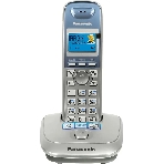 Телефон беспроводной (DECT) Panasonic KX-TG2511RUS (серебристый) АОН, Caller ID,спикерфон на трубке,переход в Эко режим одним нажатием, фото 1