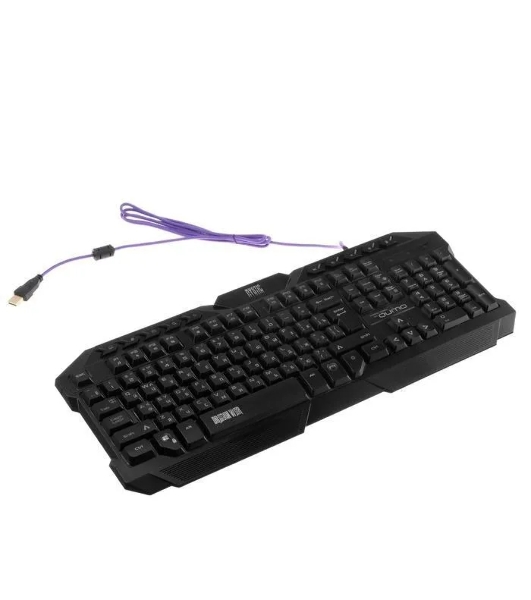 Комплект клавиатура+мышь Qumo Mystic K58/M76 проводной, USB, 3200 DPI, чёрный