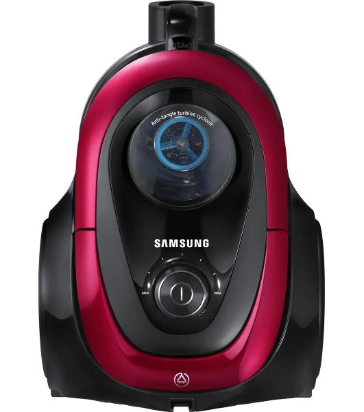 Пылесос Samsung VC18M21C0VR/EV красный/черный, 380/1800 Вт, уборка сухая, пылесборник контейнер 1.5 л