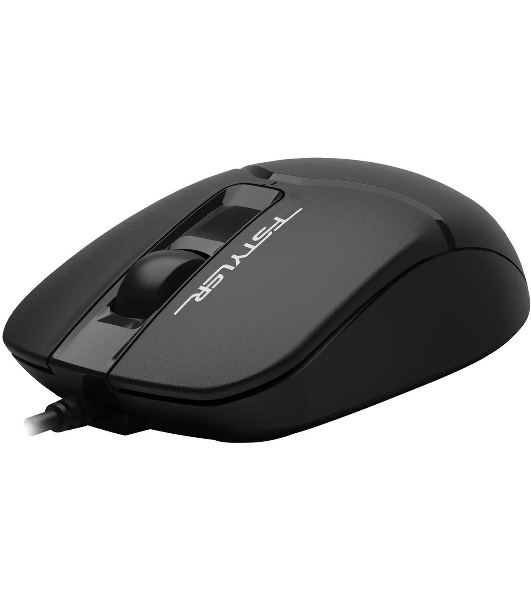 Мышь проводная A4Tech Fstyler FM12S черный, 1200 dpi, USB, кнопки - 3