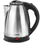 Электрочайник Centek CT-0035 серебристый, 1.5 л, 2000 Вт, скрытый нагревательный элемент, фото 1
