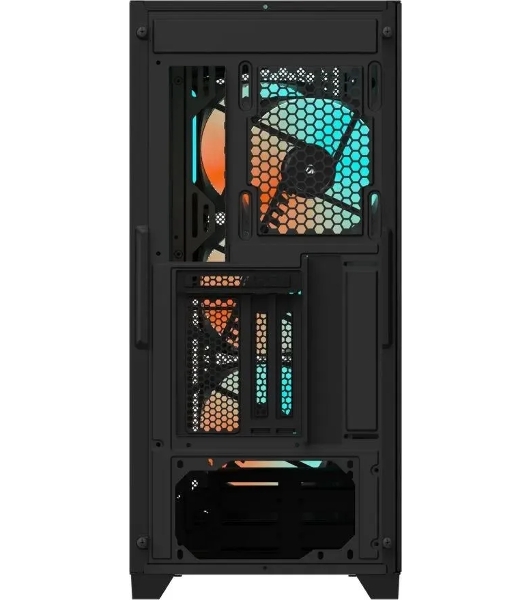 Компьютерный корпус Gigabyte C301G черный без БП ATX 4x120мм 4x140мм 2xUSB 3.0 audio bott PSU