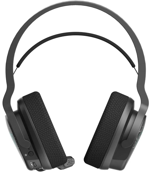 Гарнитура Bloody GR370 черный, беспроводная + проводная, Bluetooth, до 45 ч, подсветка