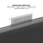 Монитор 27' ExeGate SuperView EA2700C IPS 2560x1440, 75 Гц, 5 мс, 16:9, 250 кд/м², HDMI 1.4, DP, 3.5 Jack, USB Hub, веб-камера (2 Мп), FreeSync, черный, фото8