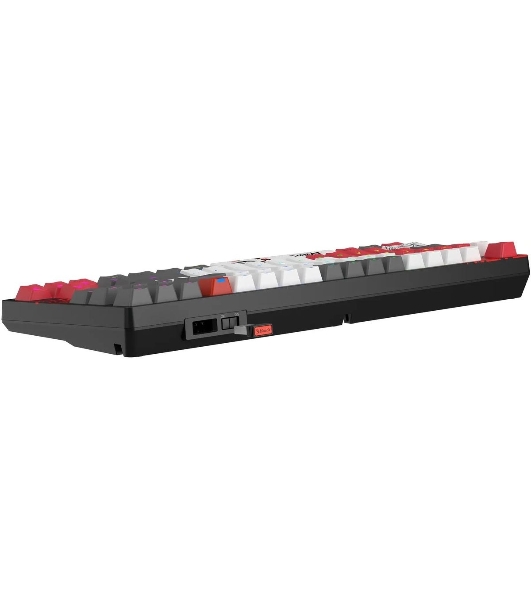 Клавиатура беспроводная A4Tech Bloody WS87 Naraka USB, Bluetooth/Радиоканал черный/красный