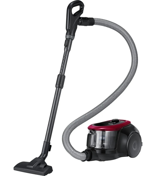 Пылесос Samsung VC18M21C0VR/EV красный/черный, 380/1800 Вт, уборка сухая, пылесборник контейнер 1.5 л