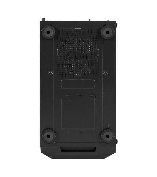 Компьютерный корпус Miditower ExeGate EVO-8227 (ATX, без БП, 2хUSB+1хUSB 3.0+HD Audio, черный, 3 вент. с RGb подсветкой, боковая панель - закаленное стекло)