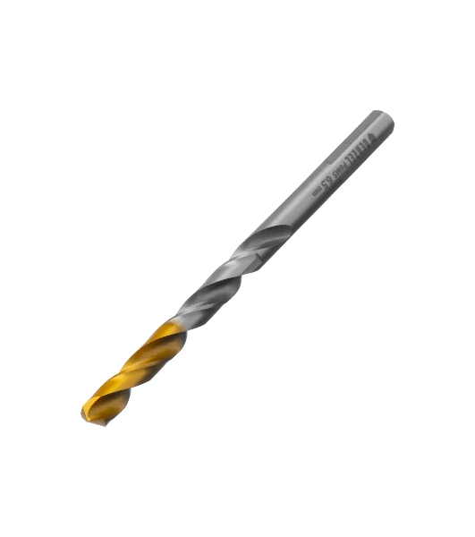 Сверло спиральное по металлу Denzel 6,5 x 100 мм, Р6М5, Golden Tip
