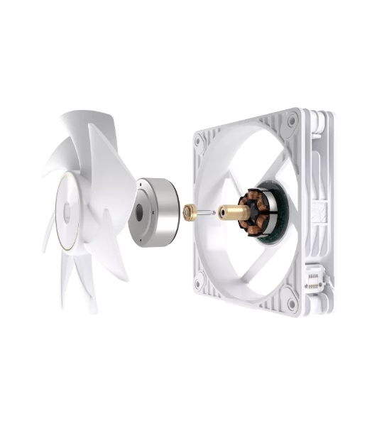 Вентилятор в корпус ASUS PROART PF120 FAN PWM WHITE белый, 120x120x28 мм, 3000 об/мин, 39 дБ, 4 pin