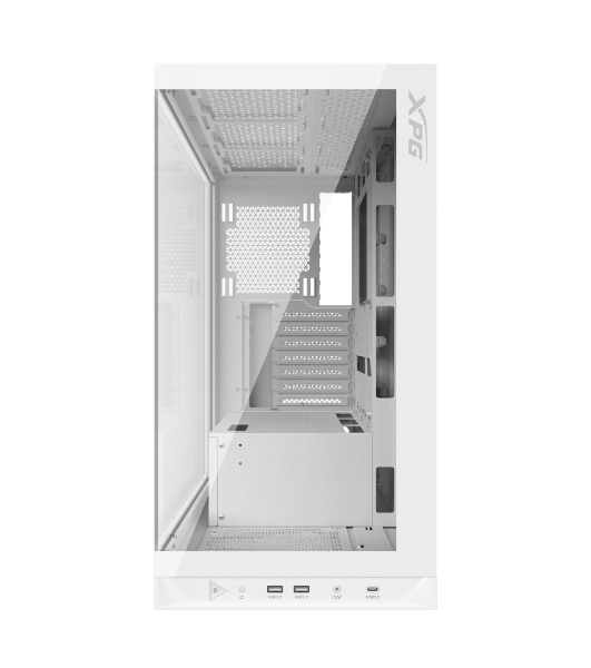 Компьютерный корпус XPG INVADER X белый (INVADERXMTWOF-WHCWW) Mid-Tower, Micro-ATX, Mini-ITX, Standard-ATX, USB 3.2 Gen2 Type-A, USB 3.2 Gen2 Type-C