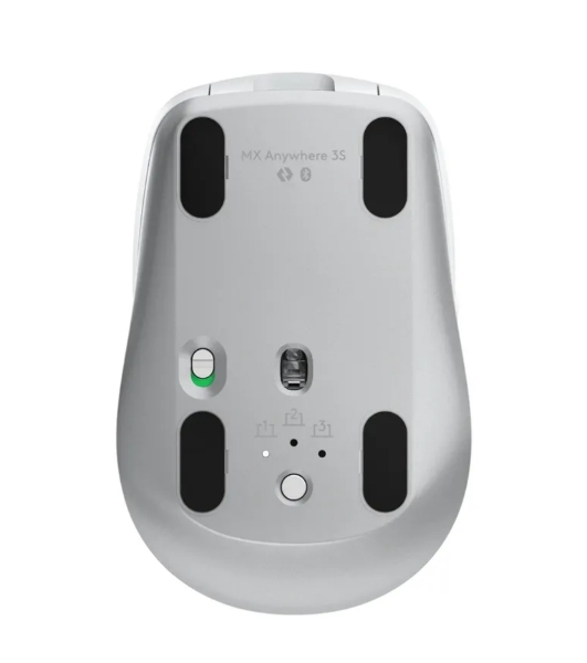 Мышь беспроводная/проводная Logitech MX Anywhere 3S серый, 8000 dpi, радиоканал, Bluetooth, USB, кнопки - 6