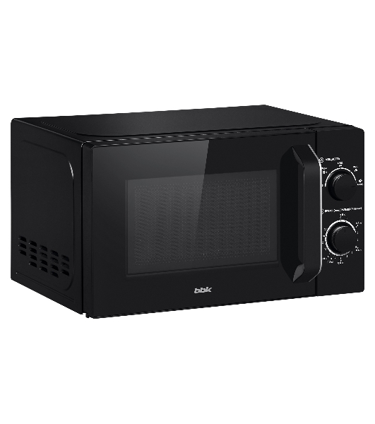 Микроволновая печь BBK 20MWS-760M/B черный, 20 л, 700 Вт, переключатели - поворотный мехинизм