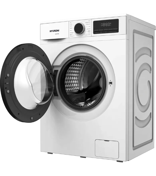 Стиральная машина Hyundai WME8210 белый, загрузка фронтальная 8 кг, 1200 об/мин, класс A+++