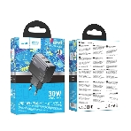 Зарядное устройство Hoco 30Вт, 3А, QC3.0/PD, 1xUSB, 1xType-C, CS73A, черный, коробка, фото4