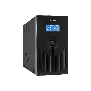 Источник бесперебойного питания Crown CMU-SP800EURO LCD/800 ВА/450 Вт/4 x евророзетка с заземлением (Schuko)