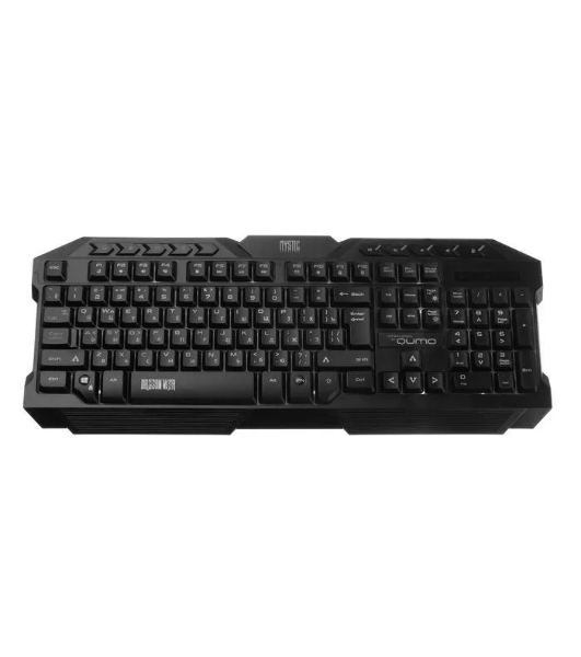 Комплект клавиатура+мышь Qumo Mystic K58/M76 проводной, USB, 3200 DPI, чёрный