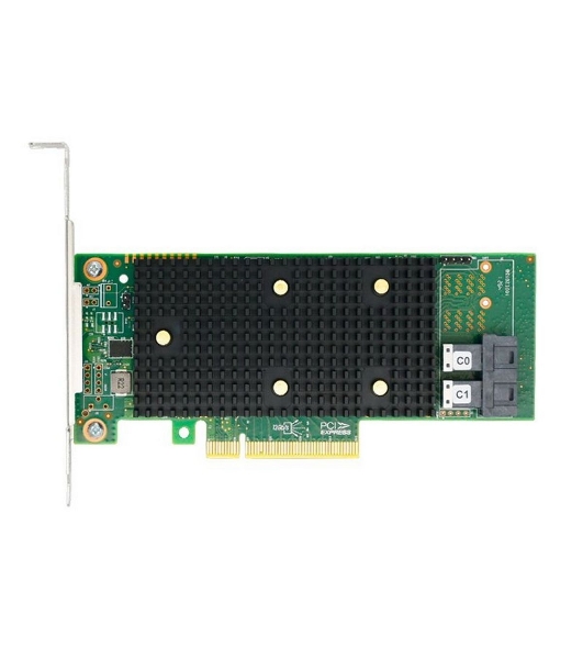 Адаптер HBA Broadcom 9400-8i SGL (05-50008-01) PCIe 3.1 x8 LP, Tri-Mode SAS/SATA/NVMe 12G HBA, 8port(2*int SFF8643), 3408 IOC