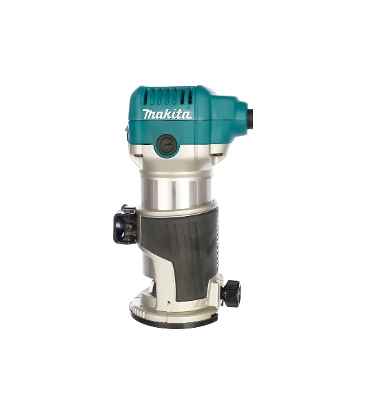 Фрезеры Makita RT0700CX2 Фрезер кромочный,710Вт,10000-30000об\м,цанга-6-8мм,1.8кг,сум,прям направляющая,погруж и накл подошвы