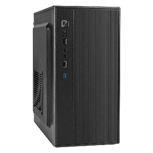 Компьютерный корпус Minitower ExeGate BAA-408U (mATX, без БП, 2хUSB/1хUSB 3.0, HD Audio, черный)