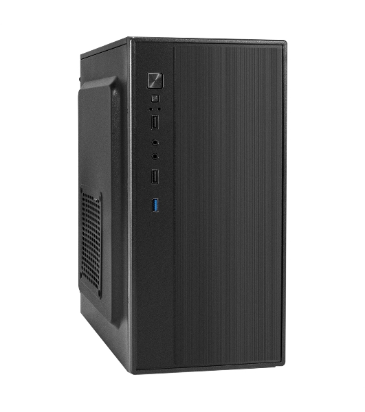 Компьютерный корпус Minitower ExeGate BAA-408U (mATX, без БП, 2хUSB/1хUSB 3.0, HD Audio, черный)