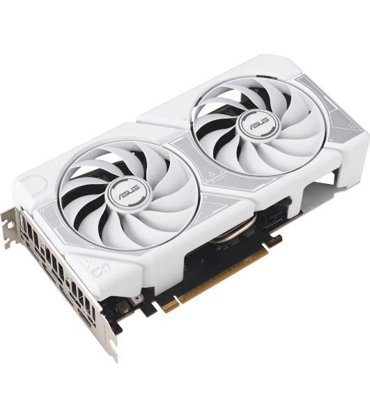 Видеокарта Asus GeForce RTX 5060 DUAL OC White, Nvidia RTX 5060, 8GB GDDR7, 128 bit, PCI-E 5.0, DPx3, HDMIx1, 2535 MHz