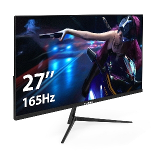 Монитор 27' ExeGate Combat EF2707C IPS 1920x1080, 165 Гц, 1 мс, 16:9, 300 кд/м2, 1xHDMI, 1xDP, 1x3.5 мм, черный