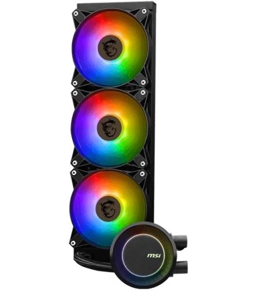 Система жидкостного охлаждения MSI MAG CoreLiquid E360, 3x ARGb Fan, Color Box, LGA1700, AM5