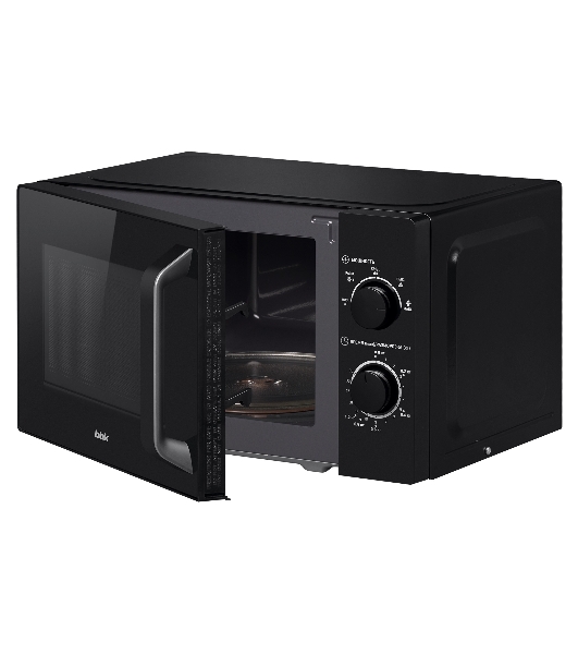Микроволновая печь BBK 20MWS-760M/B черный, 20 л, 700 Вт, переключатели - поворотный мехинизм