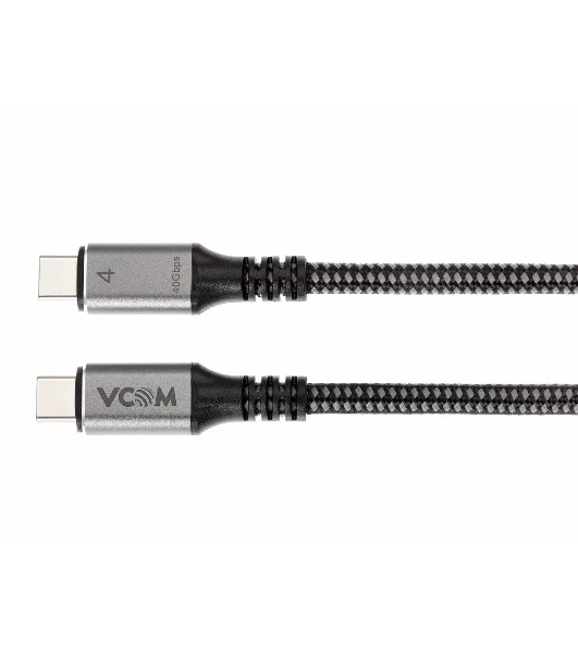 Кабель Thunderbolt4/USB4 Type-C, 5K@60Hz, 40Gbps, PD 100W, 5A, VCOM, 1.2м CU540M-1.2M