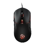 Мышь проводная Qumo UFO M77 черный, 2400 dpi, USB, кнопки - 6, фото 1