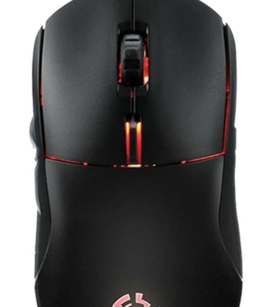 Мышь проводная Qumo UFO M77 черный, 2400 dpi, USB, кнопки - 6