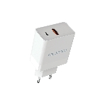 Сетевое зарядное устройство Qumo Energy light (Charger 0052) PD 20W, 2USB, Type-C + QC3.0, белый, фото 1