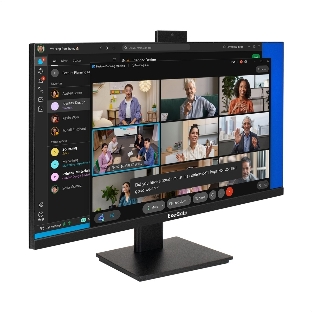 Монитор 27' ExeGate SuperView EA2700C IPS 2560x1440, 75 Гц, 5 мс, 16:9, 250 кд/м², HDMI 1.4, DP, 3.5 Jack, USB Hub, веб-камера (2 Мп), FreeSync, черный