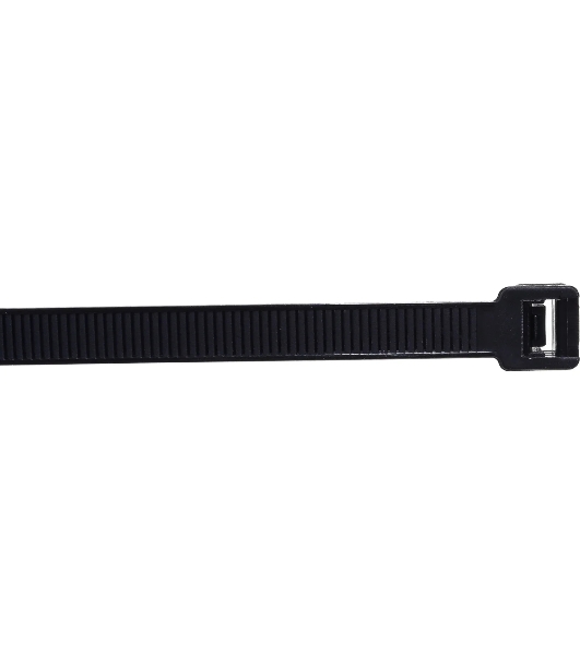 Нейлоновые стяжки Fortisflex КСС 8х300 черный 100 штук